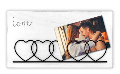 Picture of LOVE FRAME WITH METAL HEARTS